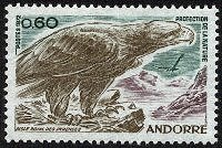 Aigle royal. Timbre andorre.