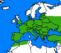 Hespérie de la houque. Repartition.