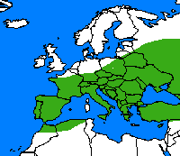 Mélitée des centaurées. Repartition.