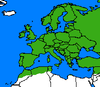 Argus vert. Répartition. Cliquer pour agrandir l'image.