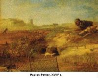 Furet. Peinture 17 eme. Cliquer pour agrandir l'image.
