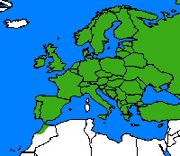 Grand nacré. Répartition. Cliquer pour agrandir l'image.