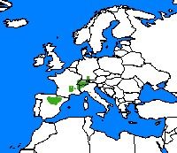 Moiré des fétuques. Répartition. Cliquer pour agrandir l'image.