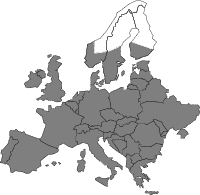 Pipistrelle commune. Répartition. Cliquer pour agrandir l'image.