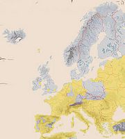 Le rat noir ou rat des champs. Répartition. Cliquer pour agrandir l'image.