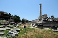 Le site de Didymes en Anatolie. Façade sud-est du temple. Cliquer pour agrandir l'image dans Adobe Stock (nouvel onglet).