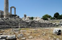 Le site de Didymes en Anatolie. Angle est du temple. Cliquer pour agrandir l'image dans Adobe Stock (nouvel onglet).