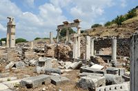 Le quartier civique d’Éphèse en Anatolie. Le prytanée. Cliquer pour agrandir l'image dans Adobe Stock (nouvel onglet).