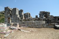 Le site archéologique de Kaunos en Anatolie. L'église byzantine. Cliquer pour agrandir l'image dans Adobe Stock (nouvel onglet).