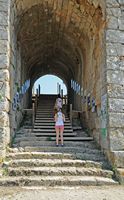 Le site archéologique de Kaunos en Anatolie. Le vomitorium du théâtre. Cliquer pour agrandir l'image dans Adobe Stock (nouvel onglet).