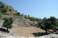 Le site archéologique de Kaunos en Anatolie. L'orchestre du théâtre. Cliquer pour agrandir l'image dans Adobe Stock (nouvel onglet).