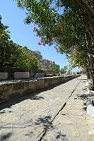 Le château Saint-Pierre à Bodrum en Anatolie. La rampe du fossé de l'ouest. Cliquer pour agrandir l'image dans Adobe Stock (nouvel onglet).