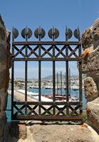 Le château Saint-Pierre à Bodrum en Anatolie. Le port vu de la tour du Serpent. Cliquer pour agrandir l'image dans Adobe Stock (nouvel onglet).