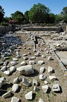 Le château Saint-Pierre à Bodrum en Anatolie. Ruines du mausolée de Mausole. Cliquer pour agrandir l'image dans Adobe Stock (nouvel onglet).