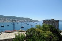 Le musée d'archéologie sous-marine de Bodrum en Anatolie. La salle de la princesse carienne et la tour anglaise. Cliquer pour agrandir l'image dans Adobe Stock (nouvel onglet).