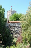 La ville de Bodrum en Anatolie. La tour d'Allemagne du château Saint-Pierre. Cliquer pour agrandir l'image dans Adobe Stock (nouvel onglet).