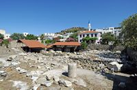 La ville de Bodrum en Anatolie. Les ruines du mausolée du roi Mausole. Cliquer pour agrandir l'image dans Adobe Stock (nouvel onglet).