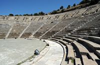La ville de Bodrum en Anatolie. Le théâtre antique. Cliquer pour agrandir l'image dans Adobe Stock (nouvel onglet).