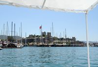 La ville de Bodrum en Anatolie. Le port. Cliquer pour agrandir l'image dans Adobe Stock (nouvel onglet).