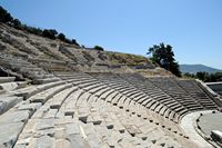 La ville de Bodrum en Anatolie. Le théâtre antique. Cliquer pour agrandir l'image dans Adobe Stock (nouvel onglet).