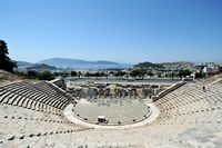 La ville de Bodrum en Anatolie. Le théâtre antique. Cliquer pour agrandir l'image dans Adobe Stock (nouvel onglet).