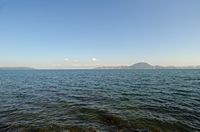 Le lac de Bafa en Anatolie. Vu depuis la rive sud. Cliquer pour agrandir l'image.