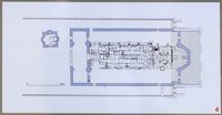 Le site de Didymes en Anatolie. Le plan de la chapelle byzantine dans l'adyton. Cliquer pour agrandir l'image.