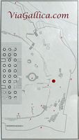 Le site de Didymes en Anatolie. Plan du sanctuaire. Cliquer pour agrandir l'image.