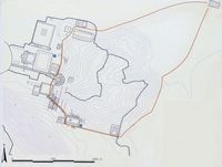 Les quartiers périphériques d'Éphèse en Anatolie. La Voie Sacrée. Cliquer pour agrandir l'image.