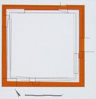 Le quartier civique d’Éphèse en Anatolie. Plan du monument à Memmius. Cliquer pour agrandir l'image.