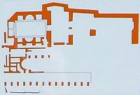 Le quartier civique d’Éphèse en Anatolie. Plan des bains de l'agora d'État. Cliquer pour agrandir l'image.