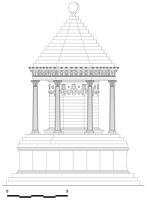 Le quartier résidentiel d'Éphèse en Anatolie. Reconstitution de l'Octogone. Cliquer pour agrandir l'image.