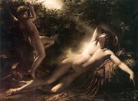 Le site archéologique d'Héraclée en Anatolie. Le sommeil d'Endymion par Anne-Louis Girodet, 1791. Cliquer pour agrandir l'image.