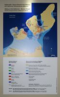 Le site archéologique de Milet en Anatolie. Plan de Milet à l'époque romaine. Cliquer pour agrandir l'image.