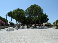 Le site archéologique de Milet en Anatolie. Statues de lions au musée de Milet. Cliquer pour agrandir l'image.