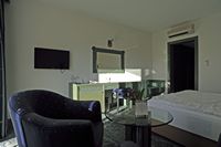L'hôtel Salmakis à Bodrum en Anatolie. Chambre. Cliquer pour agrandir l'image.
