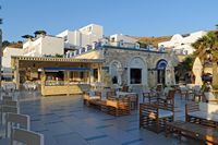 L'hôtel Salmakis à Bodrum en Anatolie. Restaurant. Cliquer pour agrandir l'image.