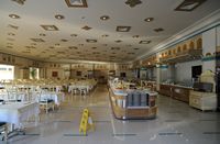 L'hôtel Salmakis à Bodrum en Anatolie. Restaurant. Cliquer pour agrandir l'image.