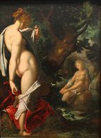 L'hôtel Salmakis à Bodrum en Anatolie. Salmacis et Hermaphrodite (Bartholomaüs Spranger). Cliquer pour agrandir l'image.