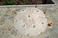 Le musée d'archéologie sous-marine de Bodrum en Anatolie. Le hammam. Cliquer pour agrandir l'image.
