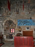Le musée d'archéologie sous-marine de Bodrum en Anatolie. Le réfectoire médiéval. Cliquer pour agrandir l'image.
