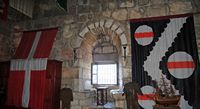 Le musée d'archéologie sous-marine de Bodrum en Anatolie. Le réfectoire médiéval. Cliquer pour agrandir l'image.