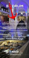 Le musée maritime de Bodrum en Anatolie. Prospectus du musée. Cliquer pour agrandir l'image.