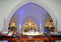 Le musée maritime de Bodrum en Anatolie. Salle d'exposition. Cliquer pour agrandir l'image.