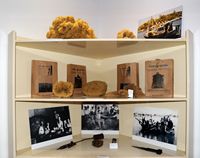 Le musée maritime de Bodrum en Anatolie. Collection d'éponges de mer. Cliquer pour agrandir l'image.