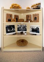 Le musée maritime de Bodrum en Anatolie. Collection d'éponges de mer. Cliquer pour agrandir l'image.