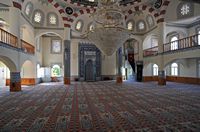 La presqu'île de Bodrum en Anatolie. Mosquée de Turgut Reis. Cliquer pour agrandir l'image.
