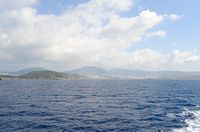 La ville de Bodrum en Anatolie. La baie de Bodrum. Cliquer pour agrandir l'image.