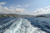 La ville de Bodrum en Anatolie. Le port. Cliquer pour agrandir l'image.