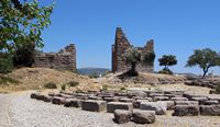 La ville de Bodrum en Anatolie. La porte de Myndos (auteur Sailko). Cliquer pour agrandir l'image.